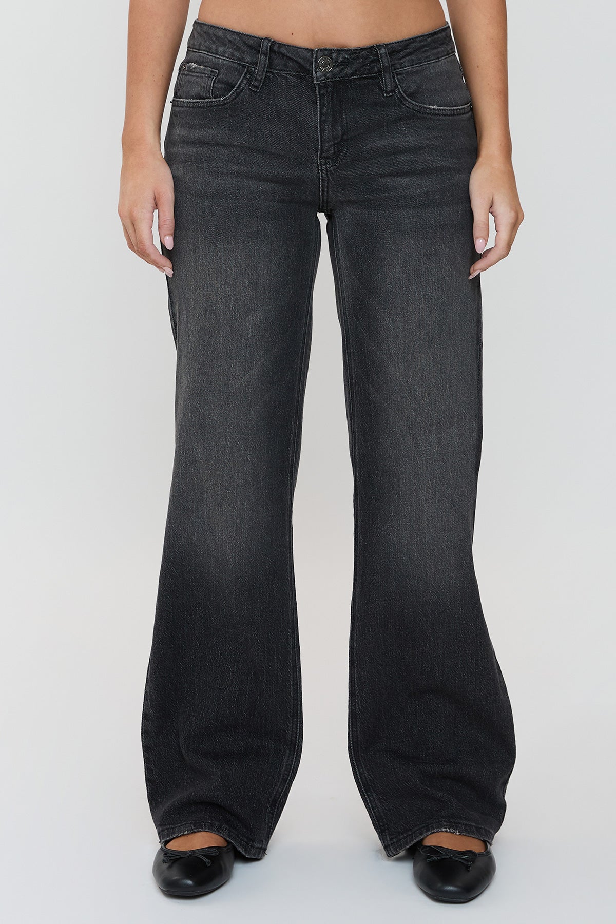 Women's Luxe Britney Wide Leg Jeans YMI JEANS